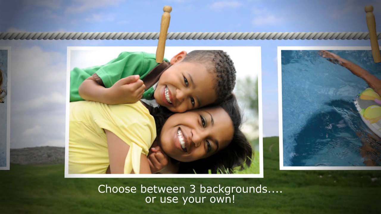 proshow gold كامل Clothes Line Slide Style