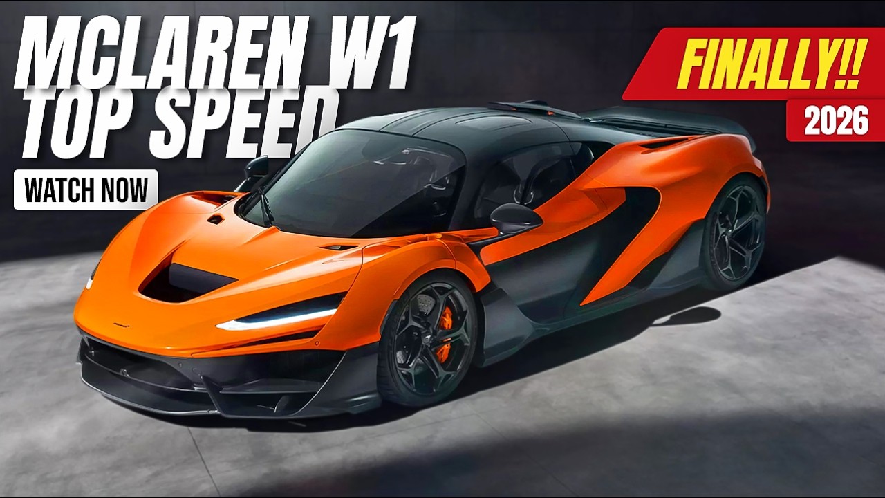 FINALLY!! McLaren W1 Top Speed | Unveiling McLaren Hypercar & The