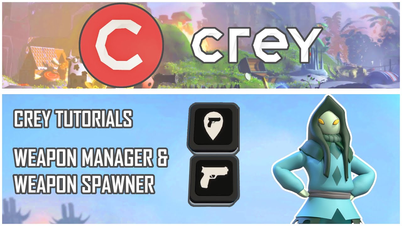 WEAPON MANAGER AND WEAPON SPAWNER - CREY Prop Tutorials - YouTube