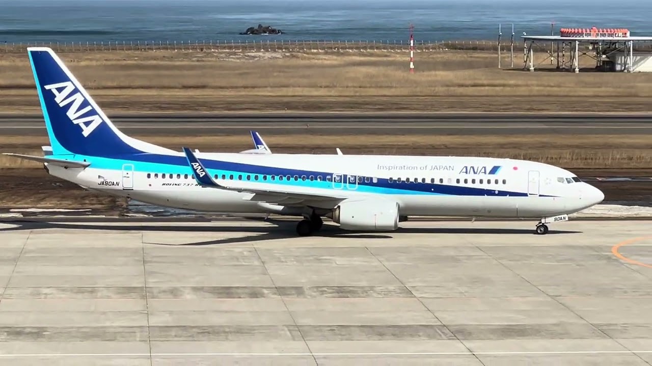 ANA&FDA機着陸シーン