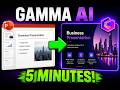 How To Create Stunning Presentations In Minutes With Gamma AI (Beginner's Guide)