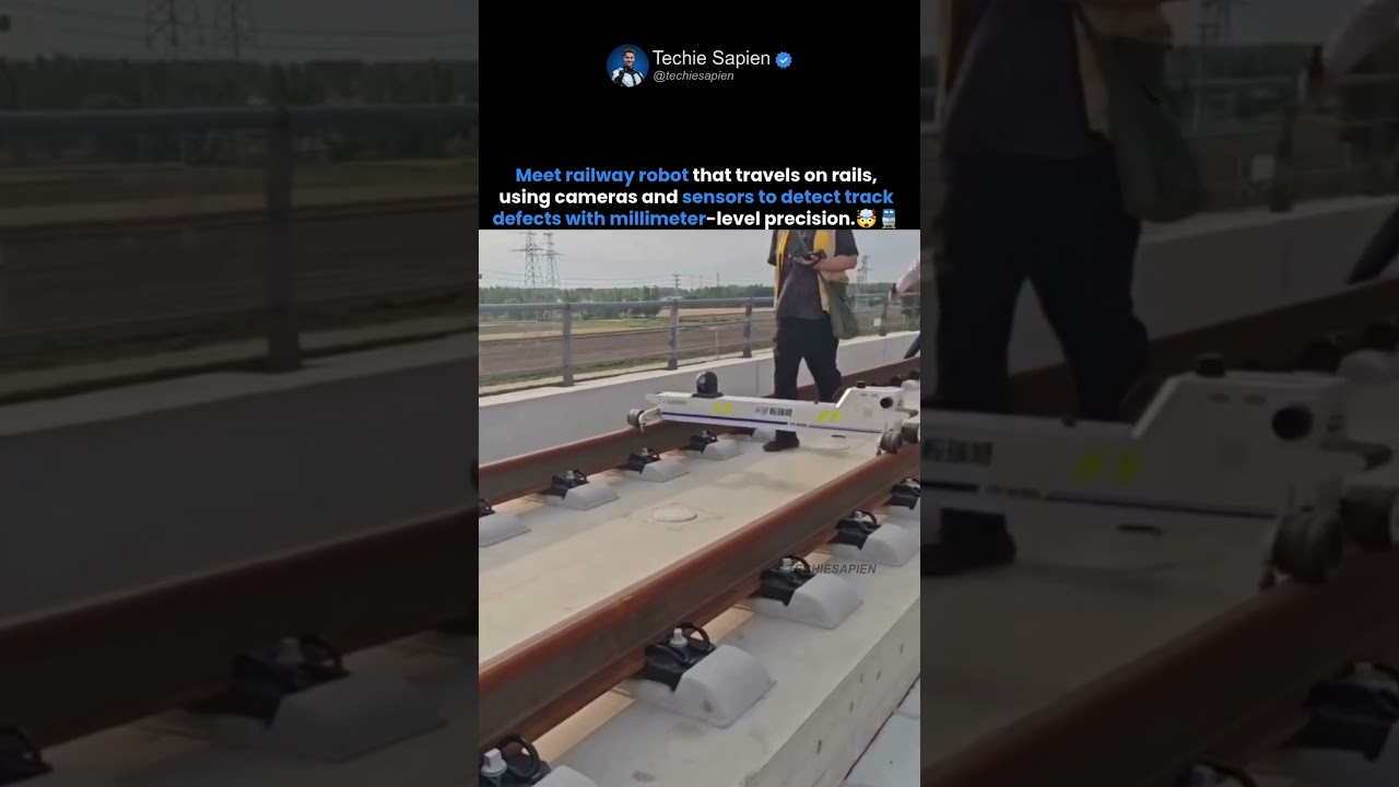 Smart Railway Robot Inspects Tracks With Millimeter Precision