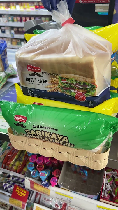 roti tawar, roti srikaya, roti chococheese bun #sariroti #mrbread