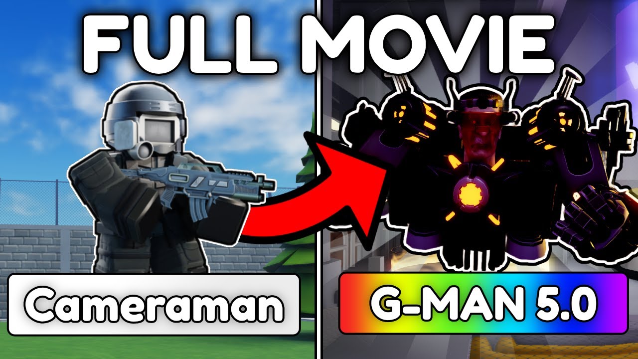 Cameraman To Astral G-Man | FULL MOVIE! [Roblox Skibidi Tower Defense]