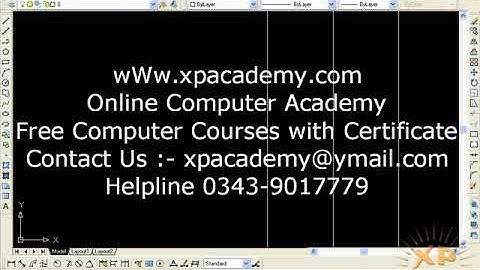 AutoCAD Urdu Tutorial | Draw Xline