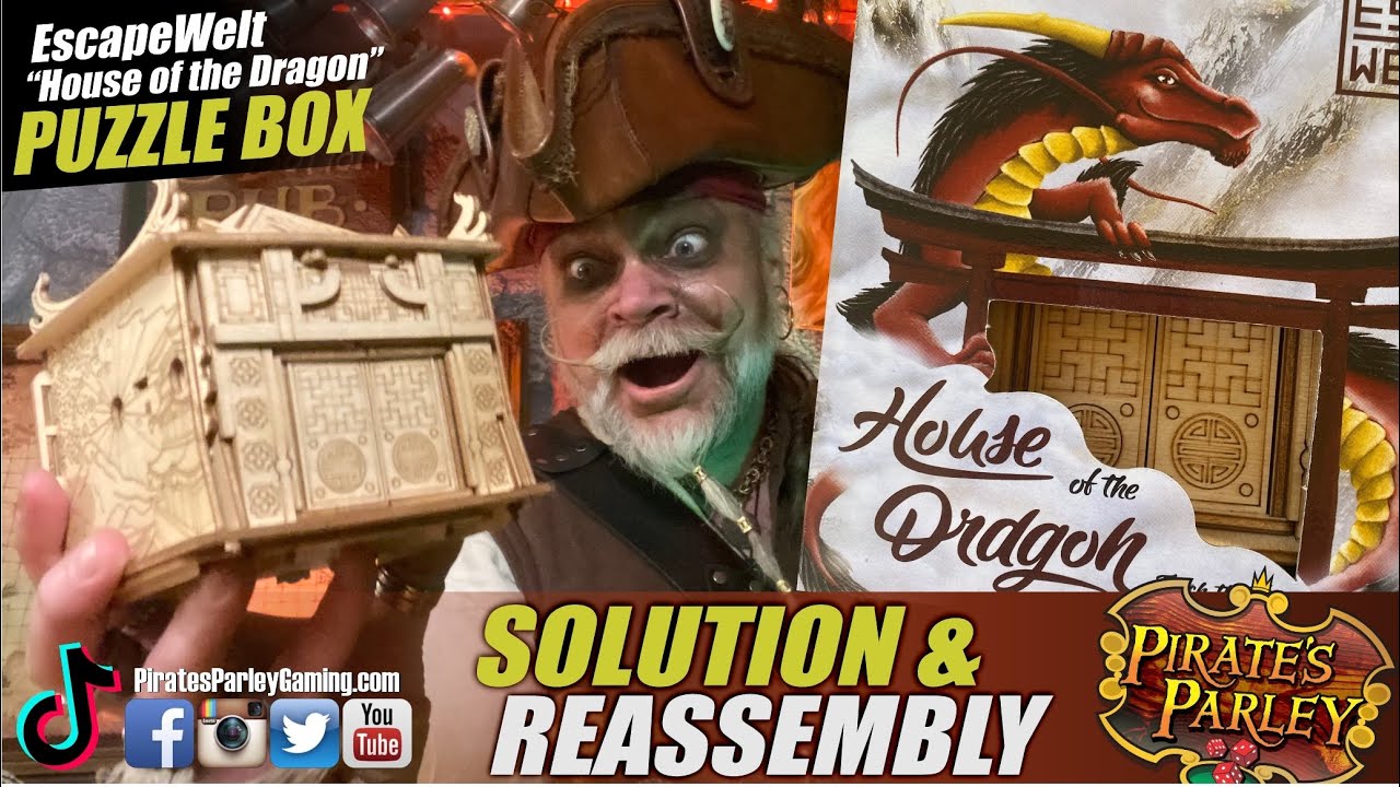Puzzle Box “House of the Dragon” Solution & Reassembly