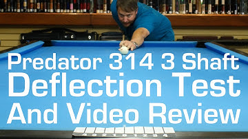 Predator 314 3 Deflection Test - Video Review by Select Billiards