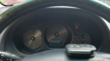 Lexus KEY NOT DETECTED how to start car