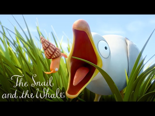 The Snail is Chased by a Dangerous Bird! | Gruffalo World | Cartoons for Kids | WildBrain Zoo class=