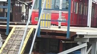 名鉄3100系3103F+3700系3703F急行豊橋行き 新安城(NH17)到着→発車