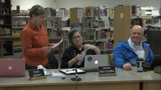 Burlington School Board Meeting: April 12, 2017