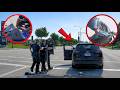 Driver Freaks Out And Floors It With Officer In Front Of Vehicle