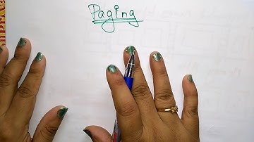 Paging | Memory Organisation | Part -1/2 | Operating Systems | Lec-19 | Bhanu Priya