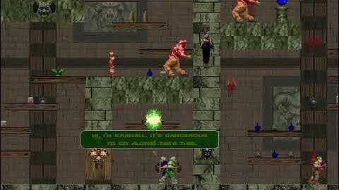 Level 5 of Flash Doom 2D
