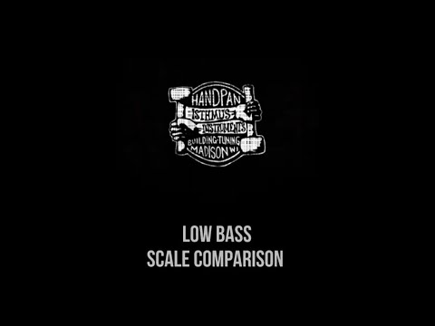 Isthmus Instruments - Low Bass Handpan Comparison Video