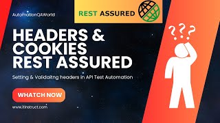 Famous Understanding Headers and Cookies | Implementing Headers in API Automation | Series 8 Profile