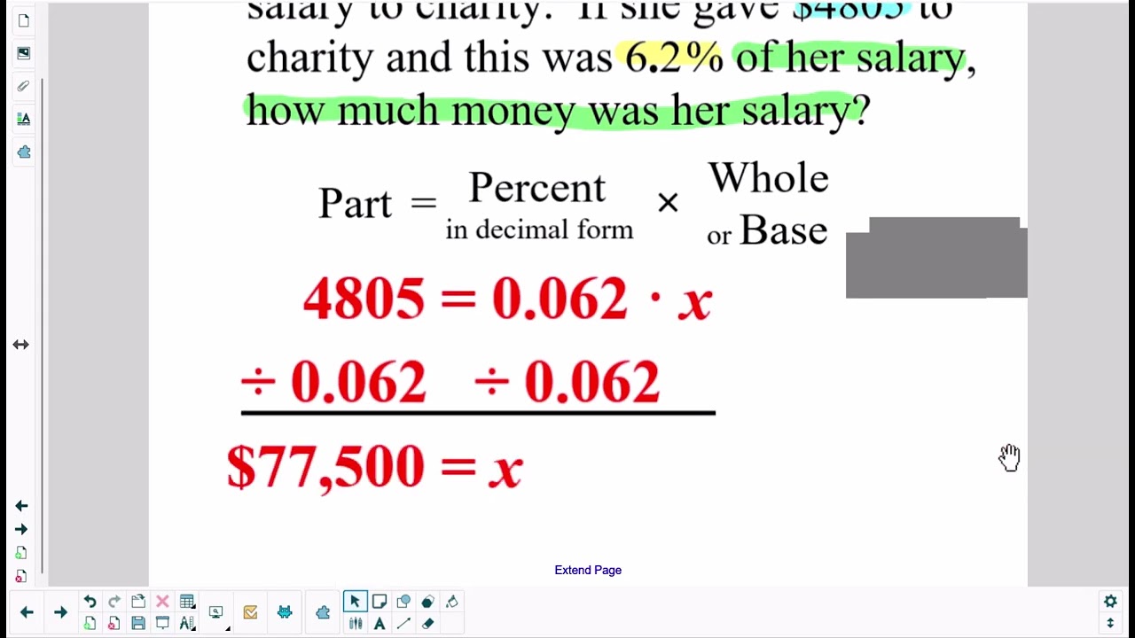 Percent Problems - Problem Solving