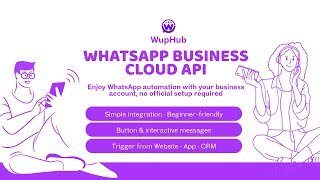 WupHub WhatsApp Business API for Developers | Easy Automation without Official Setup