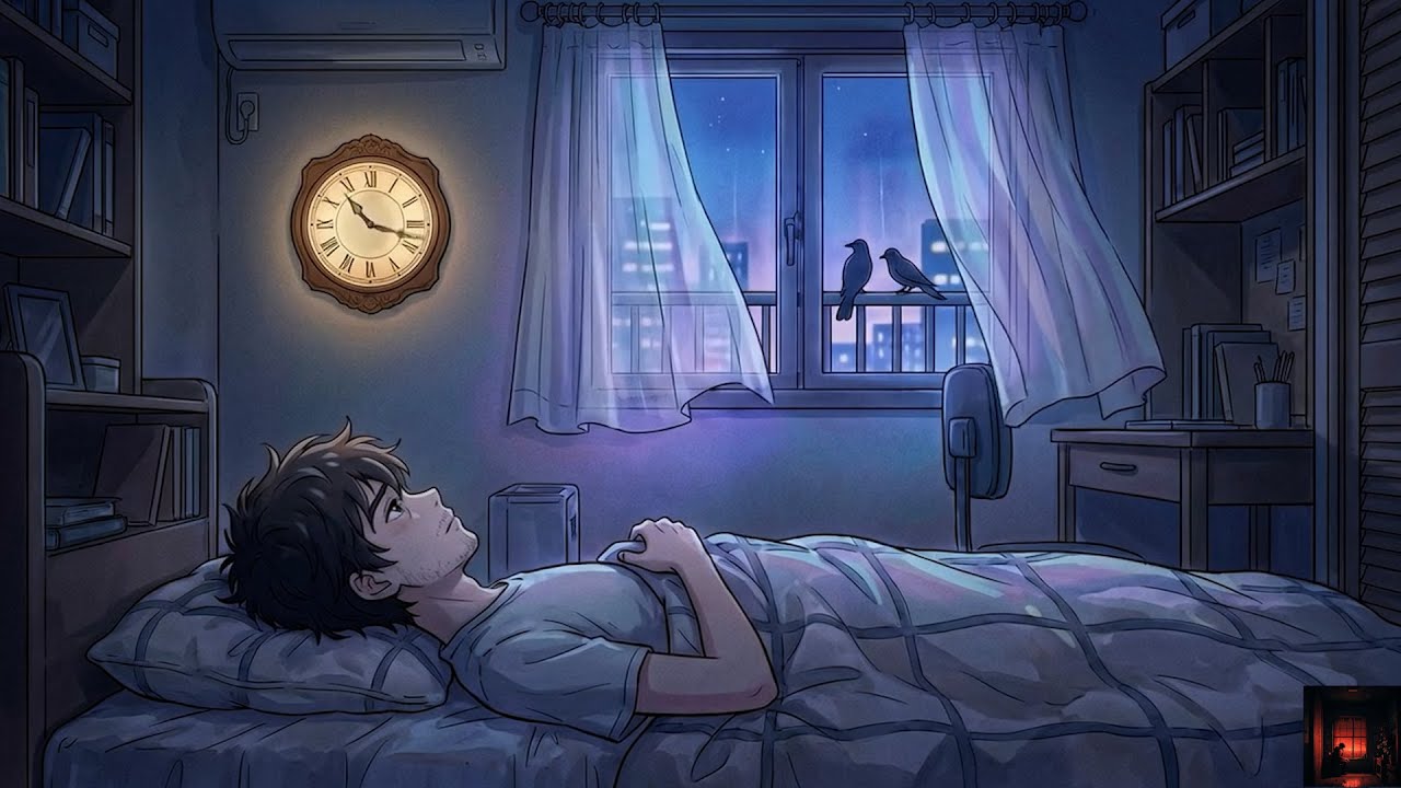 Lost in the Night 🌧️ Emotional Lo-Fi Hip-Hop for Overthinking