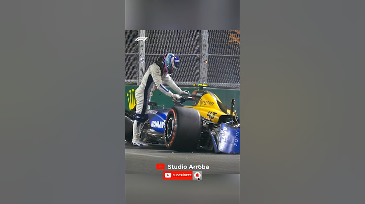 Así fue el accidente que sufrió #francocolapinto en las Vegas. #formula1 #accidente #f1 #lasvegasgp