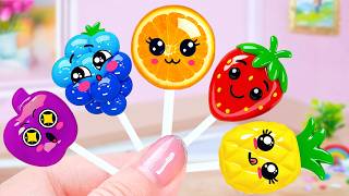 Yummy Mini Rainbow Summer Fruit Jelly 🌈🍓How To Make Miniature Rainbow Dessert 💗 Yummy Little Cakes