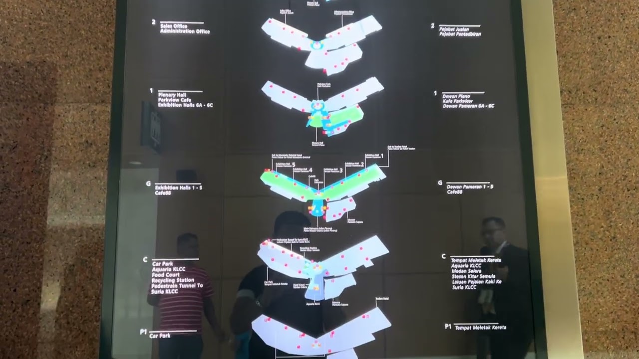 MALAYSIA -  CONVENTION CENTRE MAP