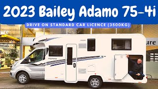 2023 BAILEY ADAMO 754i Walk around Tour and demo