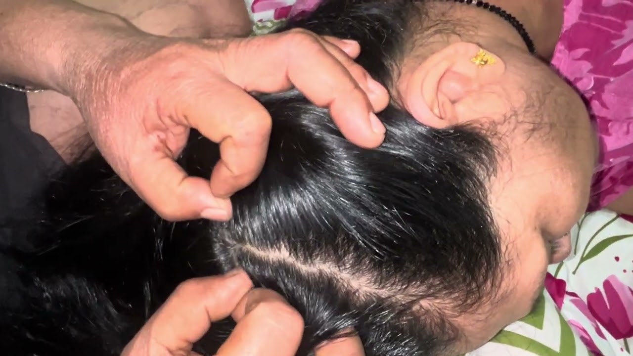 SCALP MASSAGE asmr 🥶 The Stritches will have you kick like a dogg 🫨 #asmrsleep #massage #forsleep