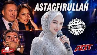 Wow Juri Menangis Saat Gadis Cantik Menyayikan Lagu Astagfirullah gottalent feedshorts