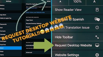 HOW TO REQUEST DESKTOP WEBSITE IN SAFARI! IOS/iPad *any iPhone*