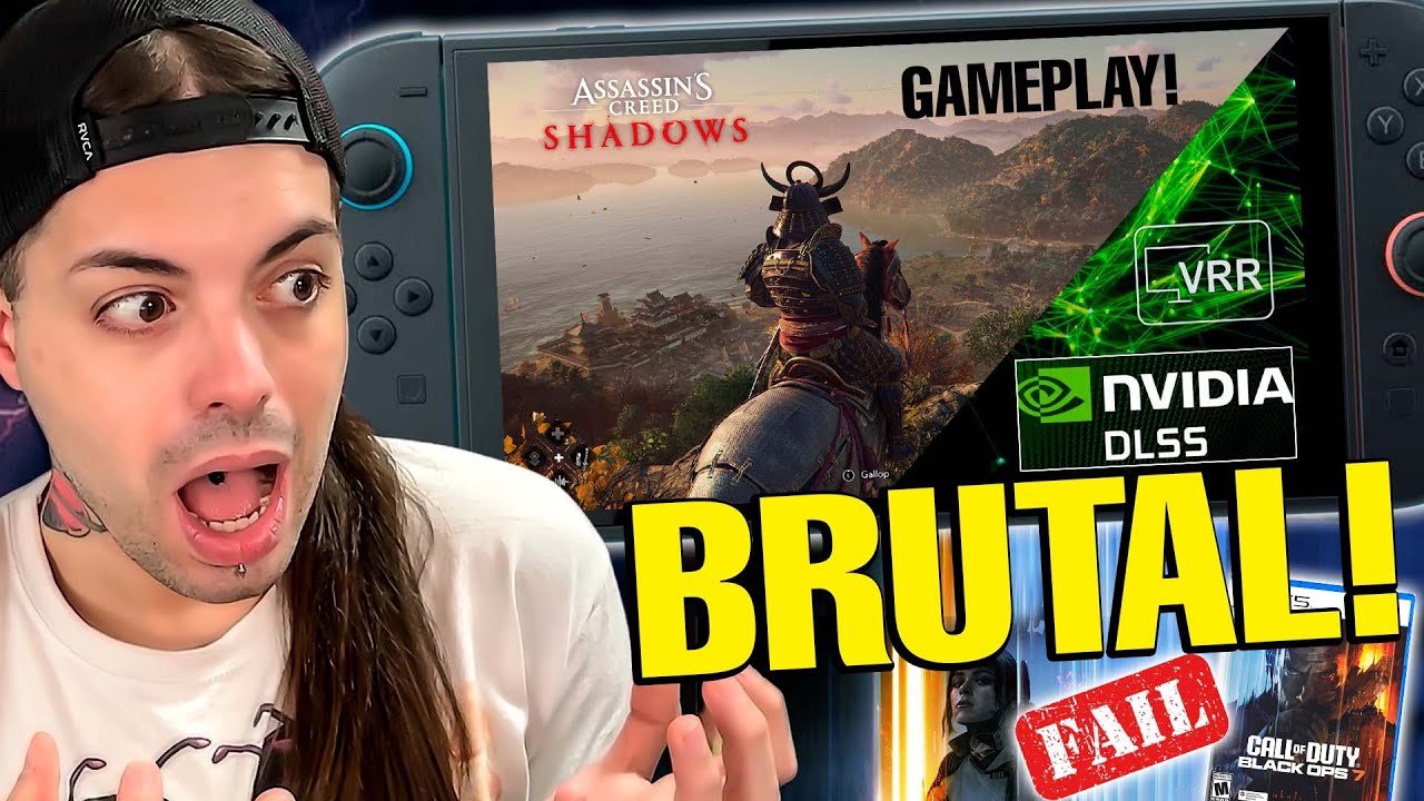 🔥NOTICIONES de Nintendo SWITCH 2! GAMEPLAY y DETALLES de ASSASSIN'S CREED SHADOWS y +! | COD Fail