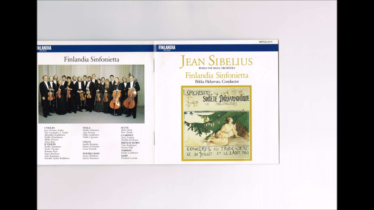 Sibelius - Incidental Music for the Play “Kuolema” Helasvuo Finlandia ...