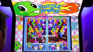 Puzzle Bobble 3 Arcade Cabinet MAME Gameplay w/ Hypermarquee