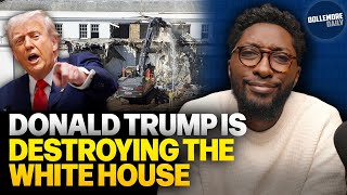 WHITE HOUSE DEMOLITION Now Underway To Make Room for TRUMP’S GAUDY BALLROOM!