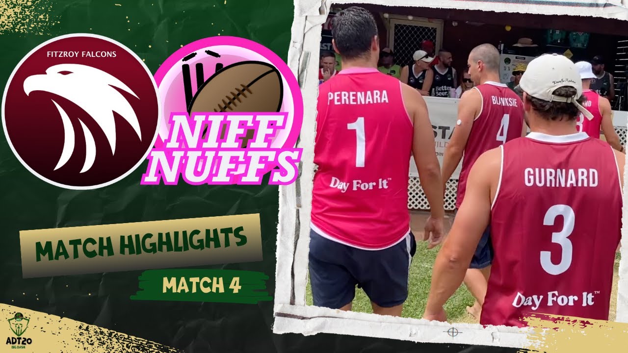 FITZROY FALCONS v NIFF NUFFS Match 4 ADT20 Big Bash YouTube FITZROY FALCONS v NIFF NUFFS Match 4 ADT20 Big Bash YouTube