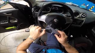 Objector inertia Funny Smontaggio Airbag Alfa Mito - Remove Alfa Mito Airbags - YouTube