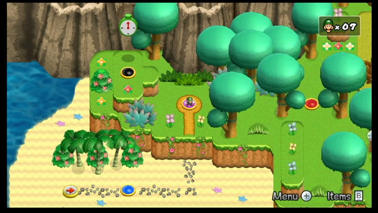 Super Luigi Land Wii - NSMB Wii [Mod] - World 1 (Full VOD)