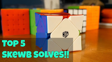 My top 5 Skewb solves This Week!!!