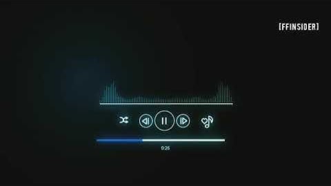 How to make different type of music player effect video editing