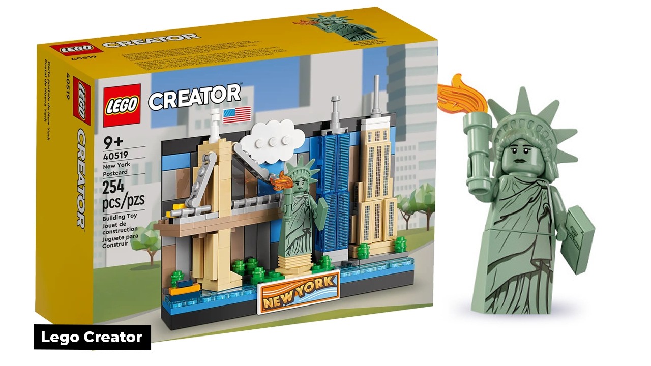 🗽 LEGO® Creator 40519 – New York Postcard | Full Build in 4K + Meditative Music for AFOLs