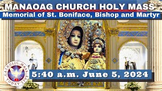 CATHOLIC MASS  OUR LADY OF MANAOAG CHURCH LIVE MASS TODAY Jun 5, 2024  5:40a.m. Holy Rosary