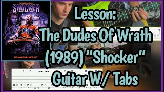 Lesson: Wes Cravens (1989) “Shocker” - Main Theme - Guitar W/ Tabs