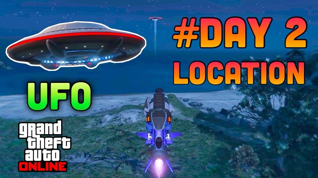 GTA ONLINE UFO LOCATION DAY 2 EVENT YouTube 