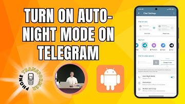 How to Turn On Auto-Night Mode on Telegram