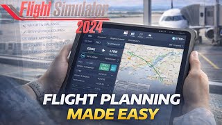 How to Properly Set Up a Flight in MSFS 2024 (Simple EFB and Charts TUTORIAL)