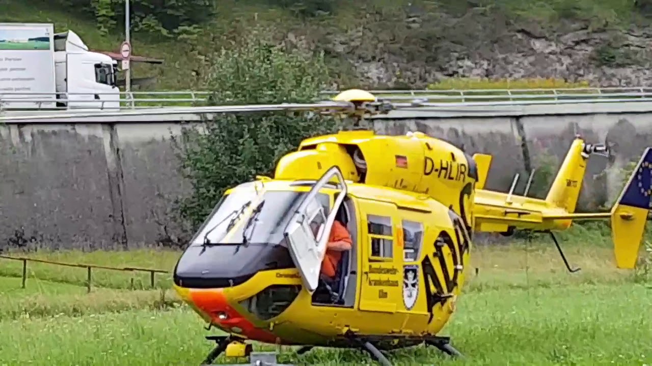 Rettungshubschrauber in Gerhausen