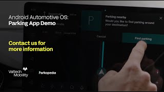 Parkopedia and Valtech Mobility - Android Automotive Smart Parking Demo screenshot 5
