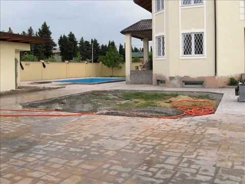 ბეჭდური იატაკი, ბეტონის დასხმა, არმირება, სტიაჟკა, bechdur iataki, betonis dasxma, armireba