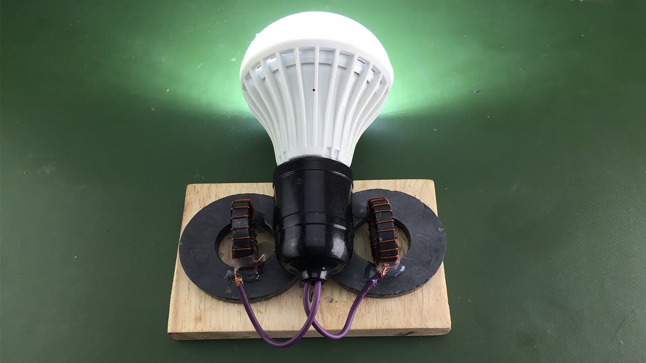 Amazing Experiment Free Energy Generator Using Copper Wire With 100 YouTube