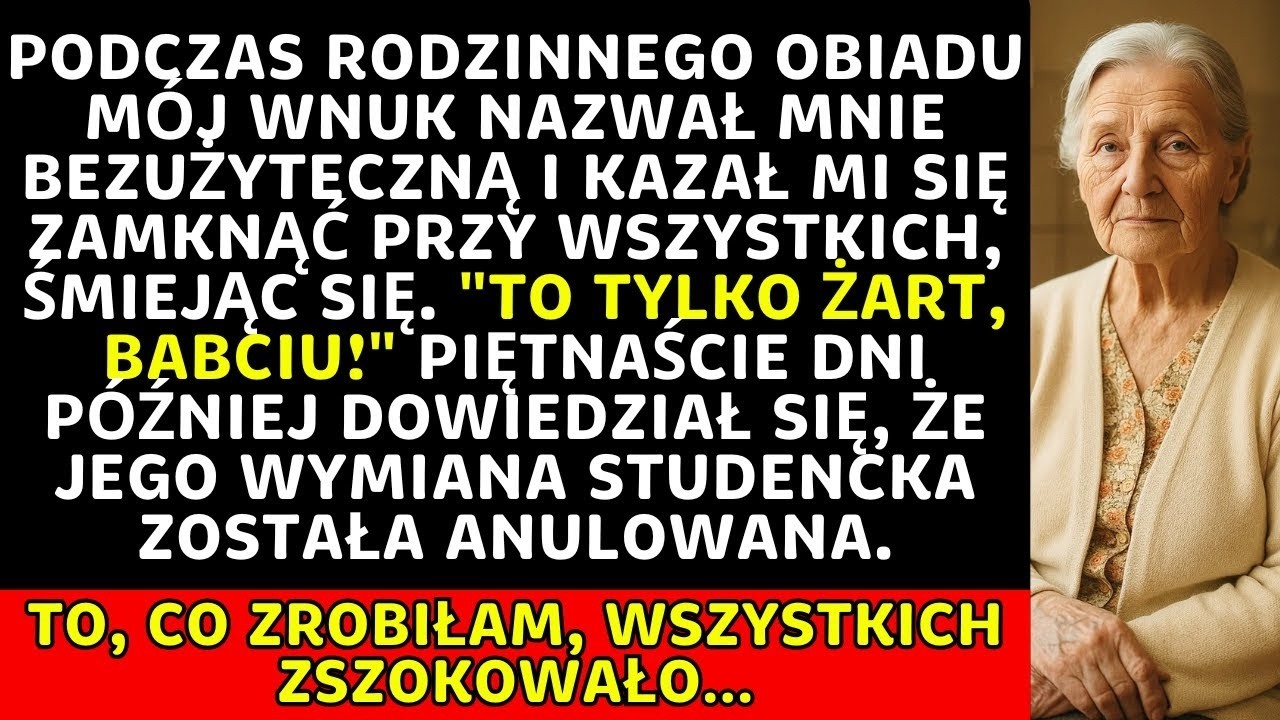 Wnuk powiedział mi 